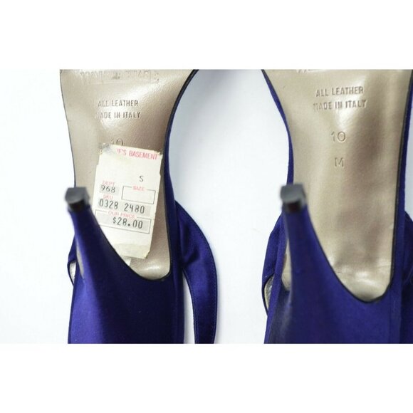 Eric Rutberg for Walter Chase Navy Blue Satin Rhin - Picture 10 of 10